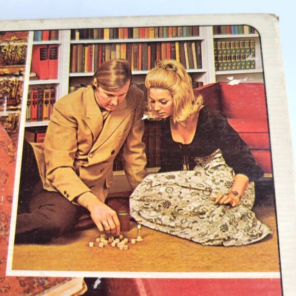 Vintage 1971 Scrabble Sentence Cube Board Game by Selchow & Righter - Picture 4 of 16